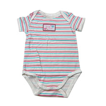 Load image into Gallery viewer, Girls Target, soft cotton bodysuit / romper, flower, EUC, size 00,  