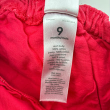 Load image into Gallery viewer, Girls Carter's, pink cotton skirt, built-in nappy cover, GUC, size 0,  