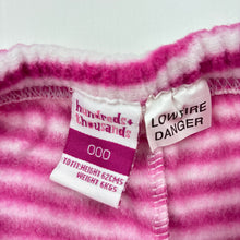 Load image into Gallery viewer, Girls H+T, fleece footed leggings / bottoms, GUC, size 000,  