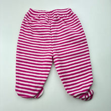 Load image into Gallery viewer, Girls H+T, fleece footed leggings / bottoms, GUC, size 000,  