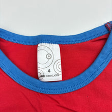 Load image into Gallery viewer, Boys Target, red cotton singlet / tank top, grand prix, EUC, size 4,  