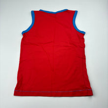 Load image into Gallery viewer, Boys Target, red cotton singlet / tank top, grand prix, EUC, size 4,  