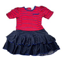 Load image into Gallery viewer, Girls Pumpkin Patch, soft feel stretchy casual dress, GUC, size 0, L: 40cm