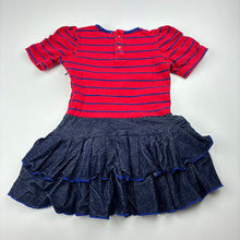 Load image into Gallery viewer, Girls Pumpkin Patch, soft feel stretchy casual dress, GUC, size 0, L: 40cm