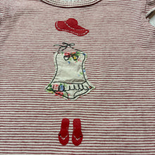 Load image into Gallery viewer, Girls Bebe by Minihaha, striped stretchy tee / top, GUC, size 000,  