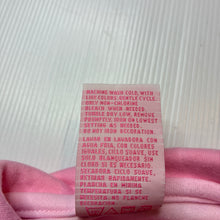 Load image into Gallery viewer, Girls pink, embroidered cotton short sleeve top, GUC, size 00,  