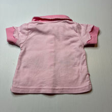 Load image into Gallery viewer, Girls pink, embroidered cotton short sleeve top, GUC, size 00,  