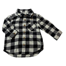 Load image into Gallery viewer, Boys Baby Berry, checked long sleeve shirt, FUC, size 0,  