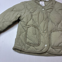 Load image into Gallery viewer, Unisex Baby Berry, quilted lightweight jacket / coat, GUC, size 0,  