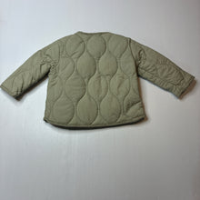 Load image into Gallery viewer, Unisex Baby Berry, quilted lightweight jacket / coat, GUC, size 0,  