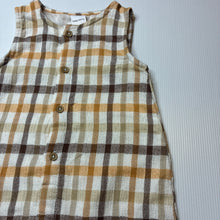 Load image into Gallery viewer, Unisex Baby Berry, checked romper, NEW, size 0,  