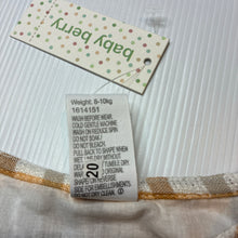 Load image into Gallery viewer, Unisex Baby Berry, checked romper, NEW, size 0,  
