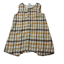 Load image into Gallery viewer, Unisex Baby Berry, checked romper, EUC, size 1,  