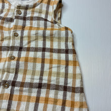 Load image into Gallery viewer, Unisex Baby Berry, checked romper, EUC, size 1,  