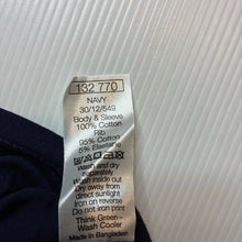 Load image into Gallery viewer, Boys Baby M &amp; Co, navy cotton tee / top, surf, EUC, size 0,  