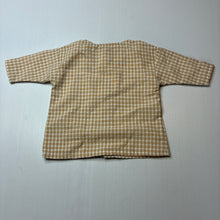 Load image into Gallery viewer, Unisex Baby Baby, lightweight long sleeve button up top, EUC, size 0000,  