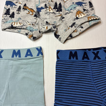Load image into Gallery viewer, Boys MAXX, set of 3 boxer shorts, EUC, size 6-8,  