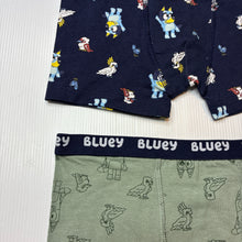 Load image into Gallery viewer, Boys Bluey, set of 2 boxer shorts, EUC, size 6-8,  