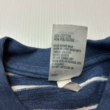 Load image into Gallery viewer, Boys Anko, blue &amp; white stripe short sleeve top, GUC, size 1,  