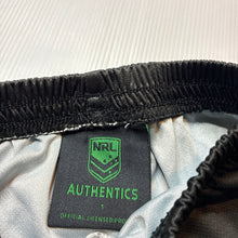 Load image into Gallery viewer, Boys NRL Authentics, NRL shorts, elasticated, EUC, size 1,  