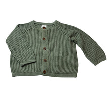 Load image into Gallery viewer, Unisex Target, organic cotton knit cardigan / sweater, GUC, size 0,  