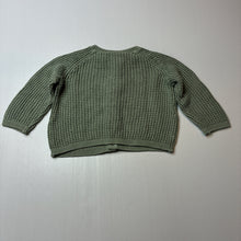 Load image into Gallery viewer, Unisex Target, organic cotton knit cardigan / sweater, GUC, size 0,  