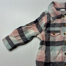 Load image into Gallery viewer, Girls Anko, soft feel checked long sleeve shirt, EUC, size 1,  