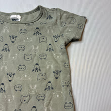 Load image into Gallery viewer, Boys Anko, cotton romper, animals, FUC, size 0,  