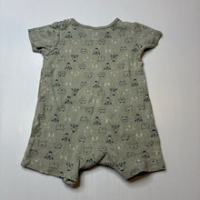 Load image into Gallery viewer, Boys Anko, cotton romper, animals, FUC, size 0,  