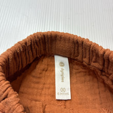 Load image into Gallery viewer, Unisex Dymples, crinkle cotton shorts, elasticated, FUC, size 00,  