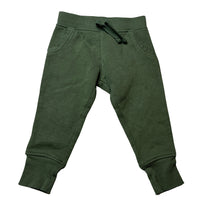 Load image into Gallery viewer, Unisex Anko, green fleece lined track pants, elasticated, GUC, size 0,  