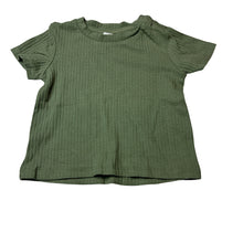 Load image into Gallery viewer, Unisex Dymples, stretchy ribbed tee / top, EUC, size 0,  