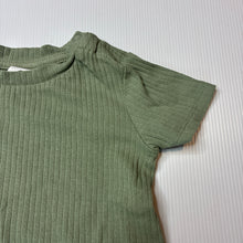 Load image into Gallery viewer, Unisex Dymples, stretchy ribbed tee / top, EUC, size 0,  