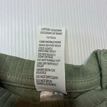 Load image into Gallery viewer, Unisex Dymples, stretchy ribbed tee / top, EUC, size 0,  