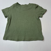 Load image into Gallery viewer, Unisex Dymples, stretchy ribbed tee / top, EUC, size 0,  