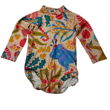 Load image into Gallery viewer, Girls B&amp;L, x Ellie Whittaker long sleeve swim one-piece, EUC, size 0,  