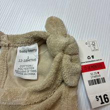 Load image into Gallery viewer, Girls Baby Berry, terry sleeveless summer top, NEW, size 1,  