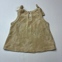 Load image into Gallery viewer, Girls Baby Berry, terry sleeveless summer top, NEW, size 1,  