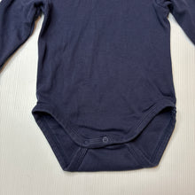 Load image into Gallery viewer, Unisex Target, navy soft cotton bodysuit / romper, GUC, size 0,  
