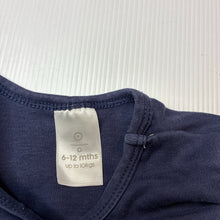 Load image into Gallery viewer, Unisex Target, navy soft cotton bodysuit / romper, GUC, size 0,  
