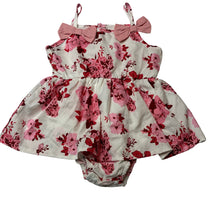 Load image into Gallery viewer, Girls lightweight, floral summer romper, EUC, size 1,  