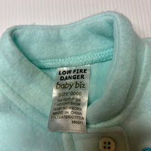 Load image into Gallery viewer, Unisex Baby Biz, embroidered fleece zip coverall / romper, GUC, size 0000,  
