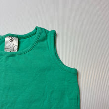 Load image into Gallery viewer, Girls Target, green stretchy singlet / tank top, GUC, size 1,  