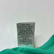 Load image into Gallery viewer, Girls Target, green stretchy singlet / tank top, GUC, size 1,  