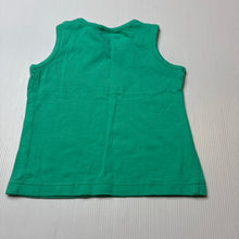 Load image into Gallery viewer, Girls Target, green stretchy singlet / tank top, GUC, size 1,  