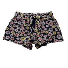 Load image into Gallery viewer, Girls Anko, navy floral cotton shorts, elasticated, GUC, size 2,  