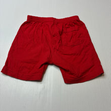 Load image into Gallery viewer, Boys Dymples, red cotton shorts, elasticated, FUC, size 1,  
