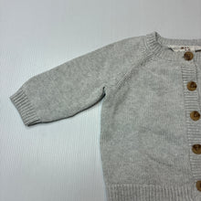 Load image into Gallery viewer, Unisex Cotton On, organic cotton knit cardigan / sweater, GUC, size 00,  
