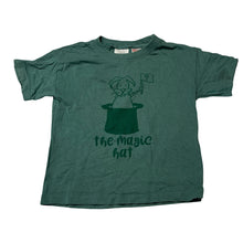 Load image into Gallery viewer, Unisex Zara, green cotton tee / top, rabbit, EUC, size 0,  