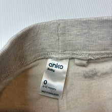 Load image into Gallery viewer, Unisex Anko, fleece lined track pants, elasticated, EUC, size 0,  